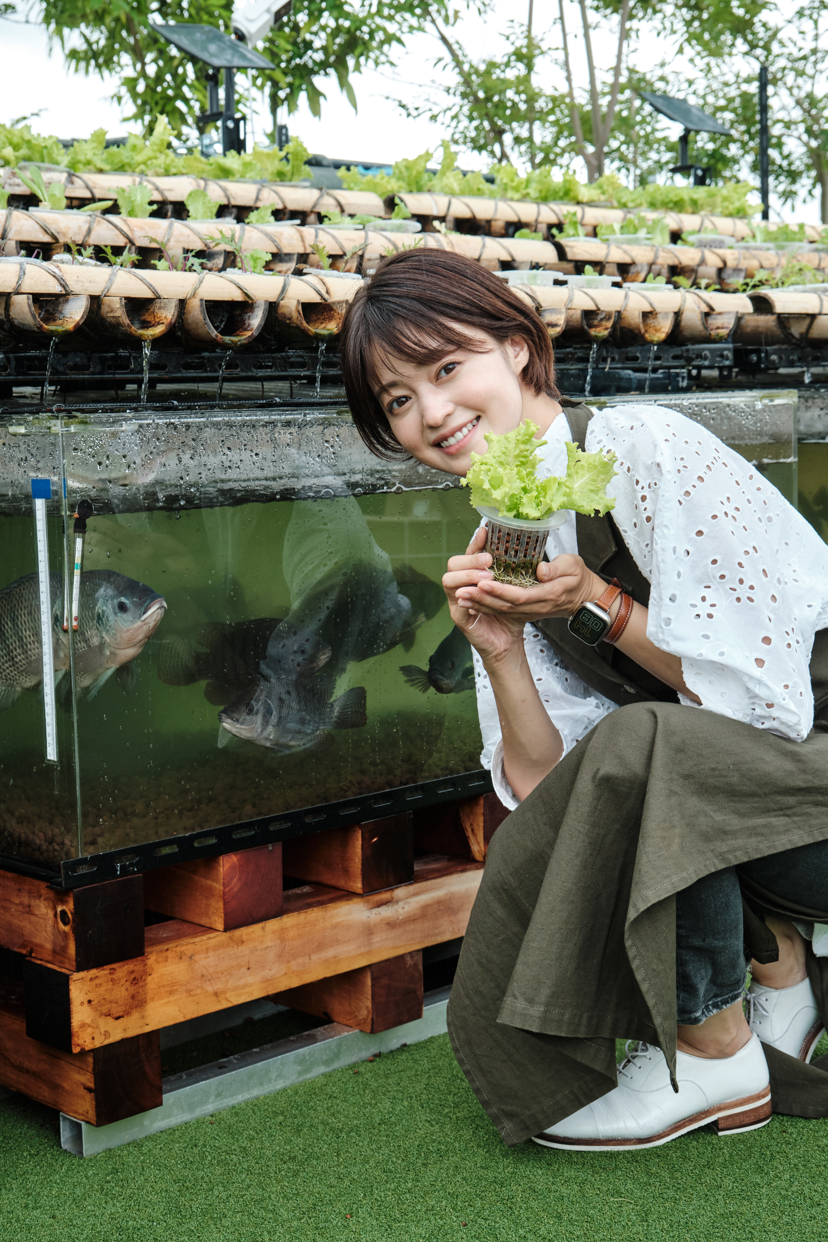 俳優･小林涼子さんが目指す明るい都市型農業。<br>サステナブルな食物生産の営みとは？